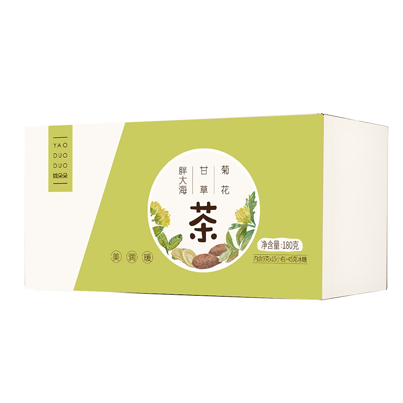 胖大海甘草菊花茶姚朵朵清凉祛火