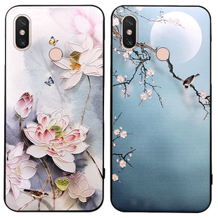 小米max3手机壳女潮米max2浮雕硅胶软壳红米note5中国风彼岸花note4潮牌男古风redmi个性创意note3保护套noto
