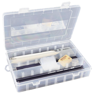 素描工具套装初学者美术生用品绘画速写炭笔绘图铅笔用专用笔画素描的全套画画入门收纳盒橡皮2b软硬碳笔