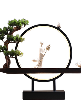 禅意风书房软装倒流香炉工艺品