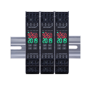 pt100温度变送器带显示热电阻热电偶4-20mA量程可设信号隔离器
