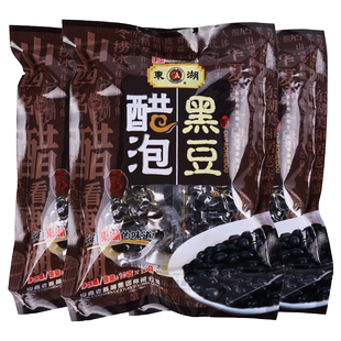 醋泡黑豆即食120g*3袋农家自产小黑豆东湖老醋陈泡