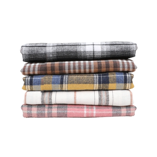 磨毛衬衫布料面料格子布料jk服装裙子外套裤子面料秋冬diy手工布