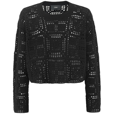 IMMI羊毛手工钩花上衣设计师