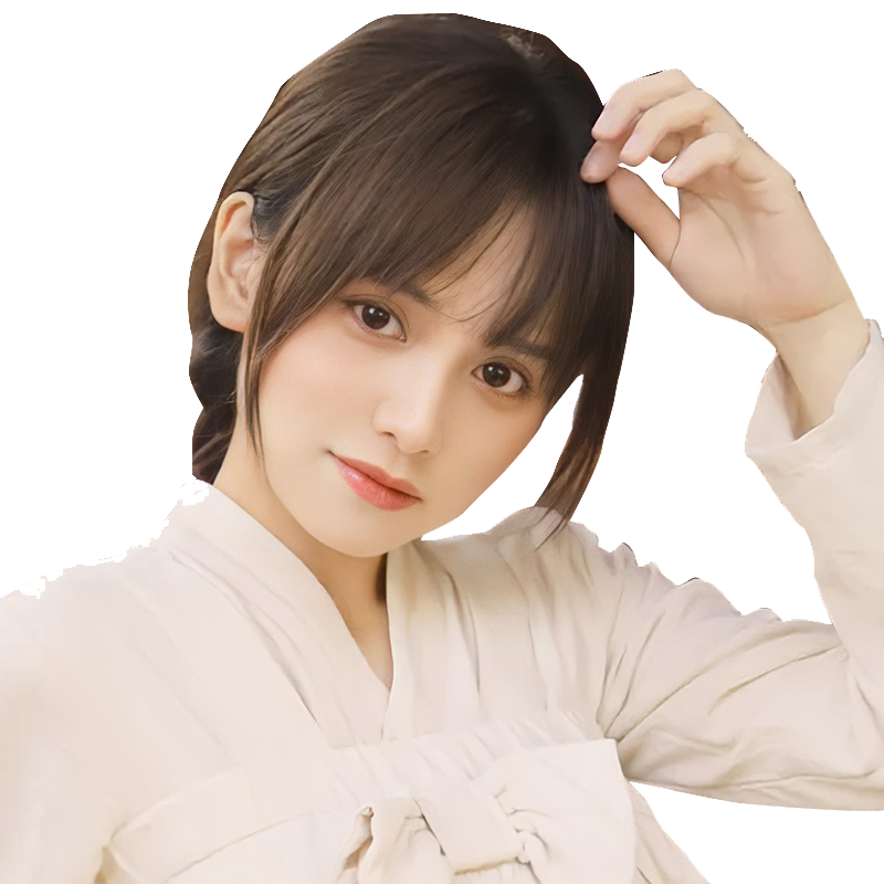 刘海假发女小千代假刘海真人发丝网红空气刘海自然前额刘海假发片
