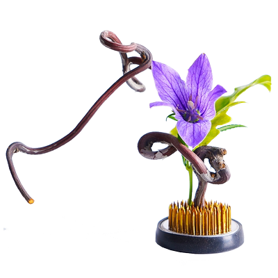 剑山插花器固定日式工具底座花艺