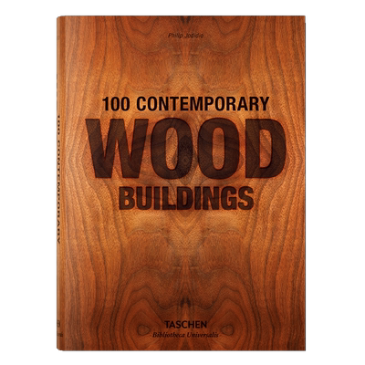 【现货】TASCHEN 100例当代木质建筑 [图书馆系列] 100 Contemporary Wood Buildings 英文进口原版设计图书