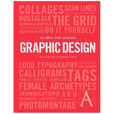 【预售】改变平面设计的100个创意 100 Ideas that Changed Graphic Design 英文原版设计历史入门指南 善本图书