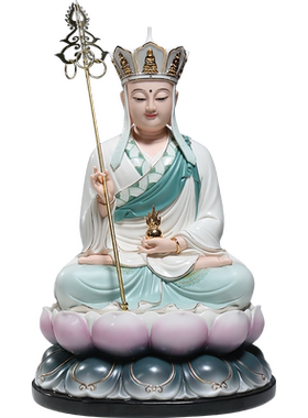 微美16寸祥和五圣地藏陶瓷佛像