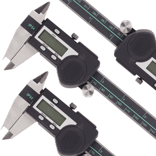 伊莱科工业级数显游标卡尺300mm高精度电子数字显示测量仪测量尺