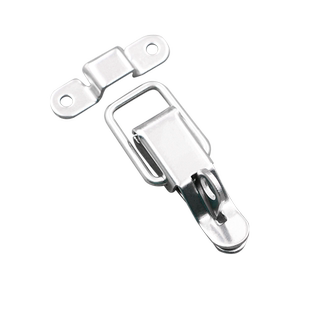 HOUNA不锈钢304工业搭扣双弹簧工具箱卡扣设备箱箱扣弹簧卡扣D007