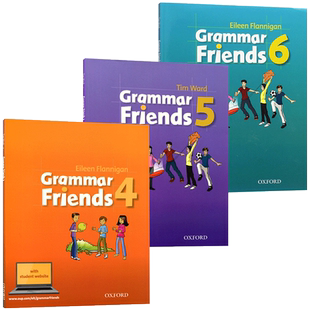 Oxford Grammar Friends 4-6册 英文原版 牛津小学英语语法书 和语法做朋友 涵盖剑桥少儿英语考试语法 英文版教材