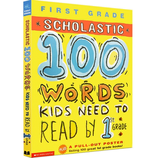 美国小学一到六年级 需掌握的100个单词  100 Vocabulary Words Kids Need to Know  Workbook 词汇能力练习册英文原版Scholastic