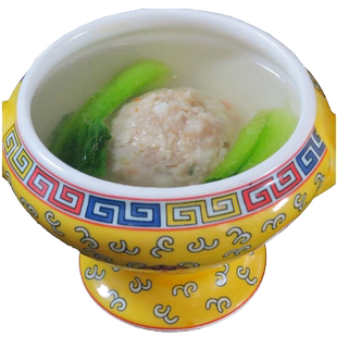 五亭桥狮子头扬州特产送礼大肉圆丸子斩肉淮扬菜马蹄蟹黄糯米盒装