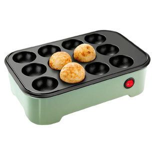 章鱼小丸子机家用迷你章鱼烧机器多功能烤蛋烤盘小型章鱼小丸子锅