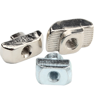 欧标T型螺母20/30/40/45型国标铝型材t形船型锤头滑块弹片螺帽