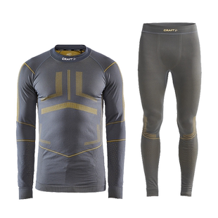 craft夸夫特冬季跑步登山骑行排汗速干保暖内衣男女绿标活力ECO