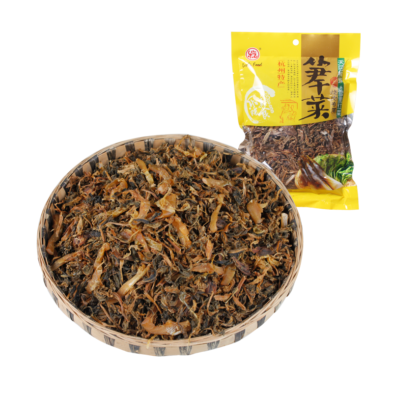 樂吃 浙江梅干菜紹興梅菜干農(nóng)家特產(chǎn)筍干菜霉干菜干貨雪里蕻180g