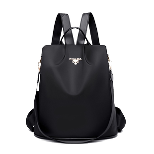 网红双肩包女士2026新款韩版防盗背包牛津布帆布旅行大容量书包