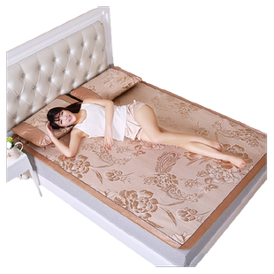 冰丝凉席可折叠夏季1.2大学生单人宿舍1.5米空调席软席子1.8m家用