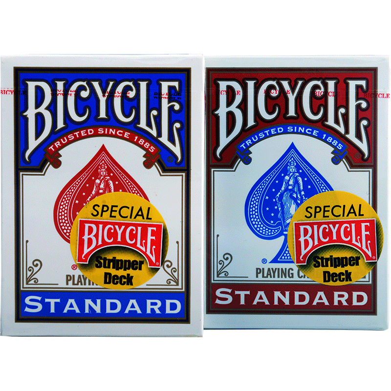 bicycle单车魔术梯形宽窄扑克牌