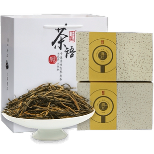 上集红茶滇红茶云南凤庆古树蜜香滇红大金芽牙金针散装茶叶非特级