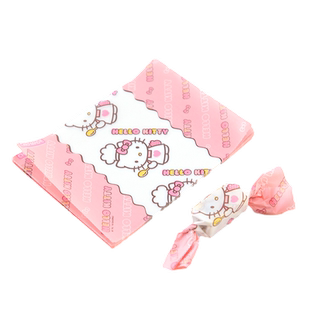 学厨KITTY食品级雪花酥牛轧糖包装糖纸糖果饼干袋烘焙包装50张/包