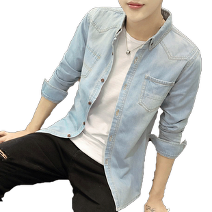 牛仔外套男潮2026新款春季韩版潮流休闲春夏薄款夹克男士春装上衣