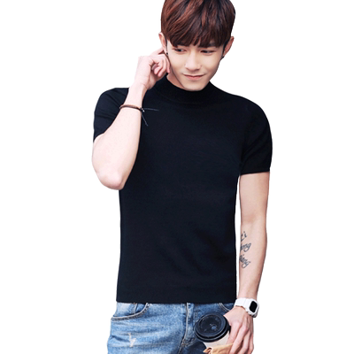 男士短袖短袖盛都铭狼帅气大码