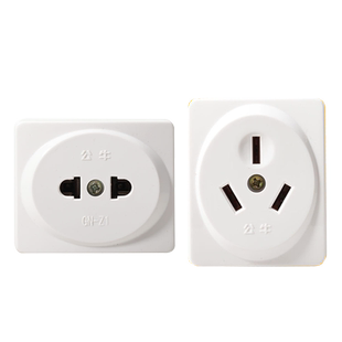 公牛明装插座开关家用墙面二三四孔墙壁面板10A16A25安大功率空调