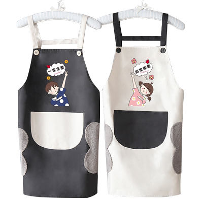 厨房防油工作服小清新时尚围裙