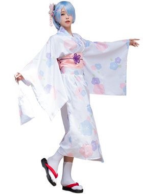 猫老师蕾姆cos服装雷姆假发和服