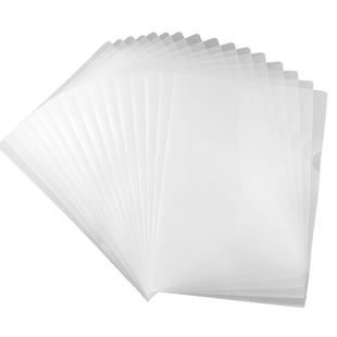 L型文件夹透明插页多层学生用多功能l夹a4纸保护资料夹试卷收纳袋子办公塑料单页单片二页文件套批发加厚防水