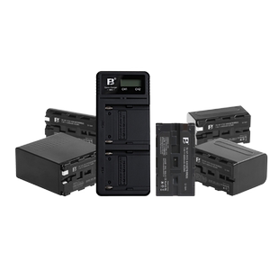 沣标NP-F970补光灯电池适用LED补光灯监视器索尼NX5R摄像机摄影机MC2500 1500C NX100 Z150 NX3 VX2200E F750