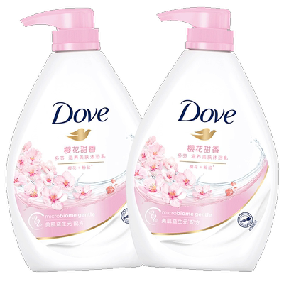【滋润保湿】多芬樱花甜香沐浴露