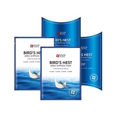 snp韩国燕窝补水保湿20片面膜