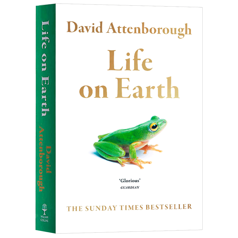 Life on Earth 生命的进化 英文原版书籍 BBC同名纪录片 大卫爱登堡 英文版 David Attenborough 原版 进口英语书