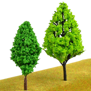 沙盘建筑模型材料diy手工微景观场景微缩仿真迷你小树假树白杨树