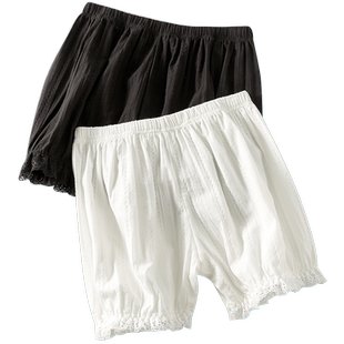 纯棉南瓜裤灯笼短裤安全裤女防走光夏薄款大码胖mm外穿打底裤宽松