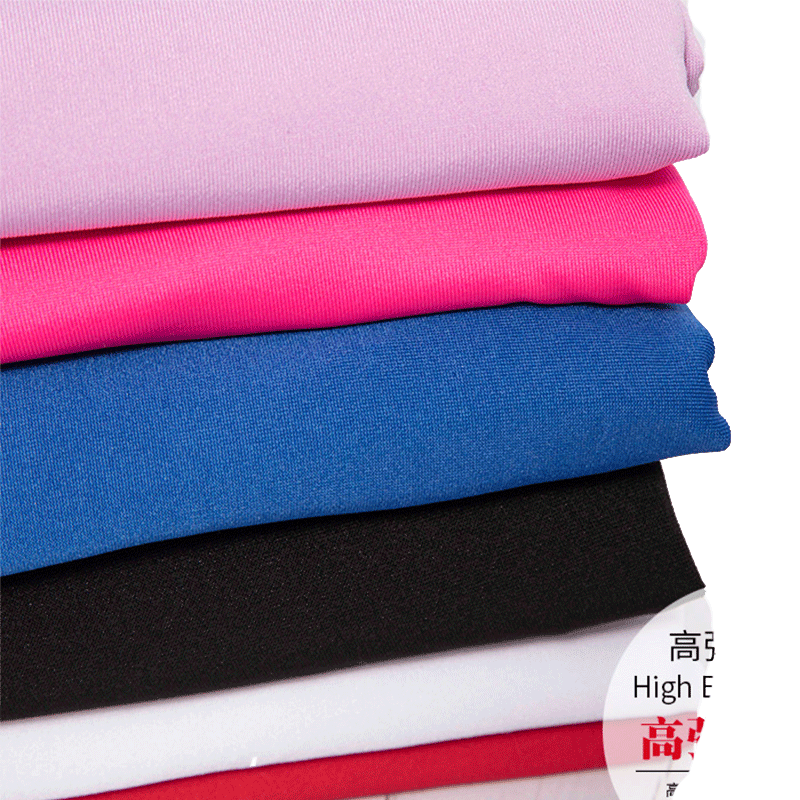 泳装布料针织氨纶 弹力布料 四面弹牛奶丝 演出舞台舞蹈服装面料