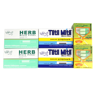 日本小鸟HERB Tiltil Mitil烟嘴过滤器进口正品香菸滤嘴蓝鸟组合