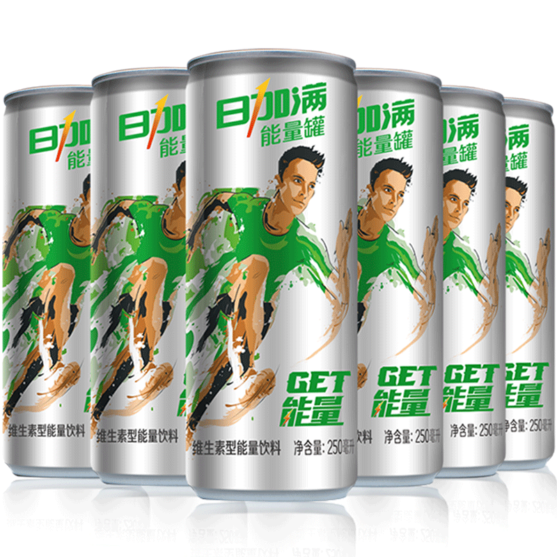 日加满补充能量饮料6罐