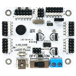 32路舵机控制板/控制器/PS2手柄/机器人主板 机械手臂 幻尔科技