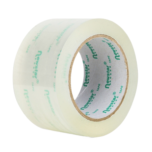 新星透明胶带批发大卷宽45mm塑料高粘单面胶纸6cm厘米白交代通包装胶条封箱带封口大号加厚加宽快递打包胶布