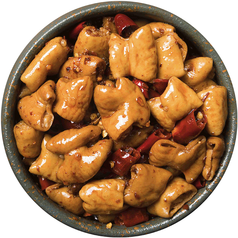 【冷帮主】冷吃麻辣江油肥肠即食卤味熟食小吃猪大肠肉类零食100g
