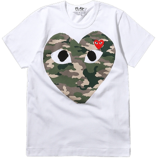 IT COMME des GARÇONS PLAY女装短袖T恤2019秋季新品爱心241XA