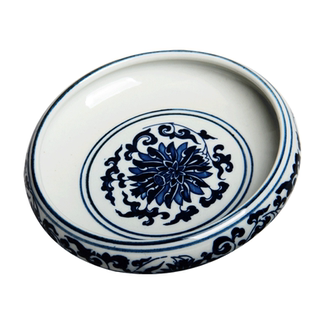 湖羊学生文房四宝套装景德镇笔洗陶瓷大号仿古青瓷水碟墨碟笔舔搁笔砚台调色盘毛笔架洗笔池书法国画用品