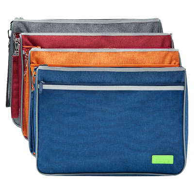 渡美文件袋nf-1302a包蓝橙色