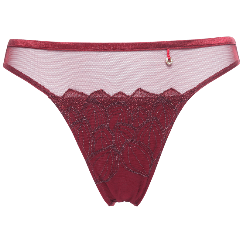 SELMARK欧洲进口法国蕾丝内裤女T裤大丁字裤性感无痕三角裤90604