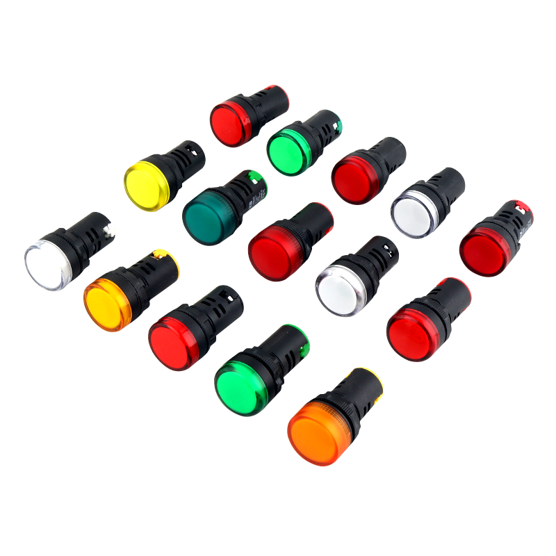 led电源指示灯22开孔配电箱控制柜信号灯高亮交流直220V380v12v48